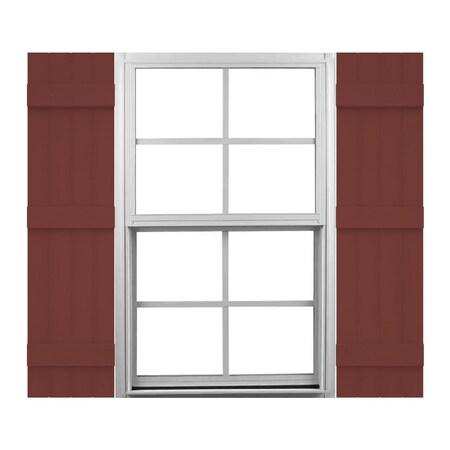 Ekena Millwork Mid-America Vinyl, Standard Size Four Board Joined Shutters, 31459027, PR 00031459027